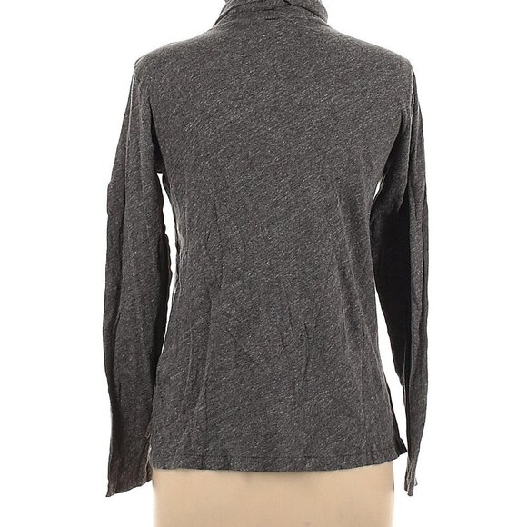 Madewell GrayTurtleneck Top M - Picture 2 of 12